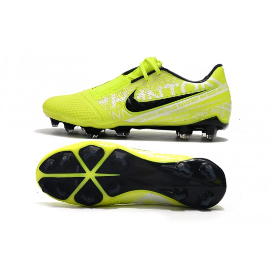 Kopačky Nike Phantom VNM Elite FG Neon Zelená Bílý Černá