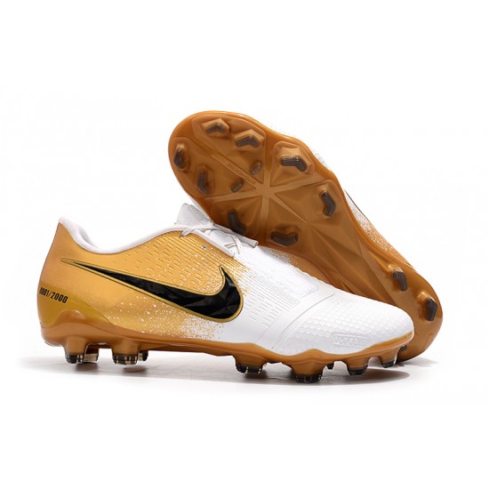 Kopačky Nike Phantom VNM Elite FG Zlatý Bílý Černá