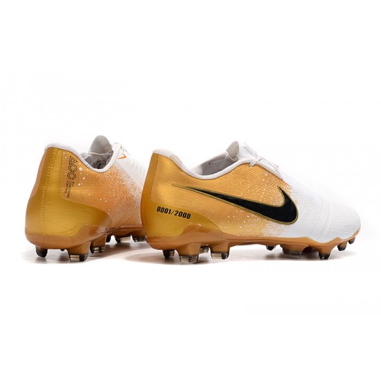 Kopačky Nike Phantom VNM Elite FG Zlatý Bílý Černá