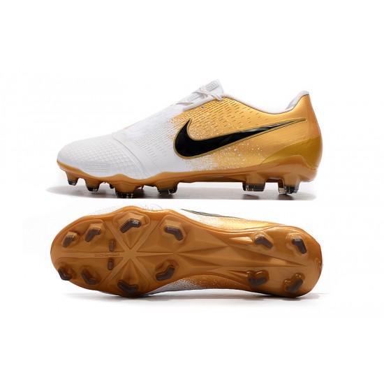 Kopačky Nike Phantom VNM Elite FG Zlatý Bílý Černá