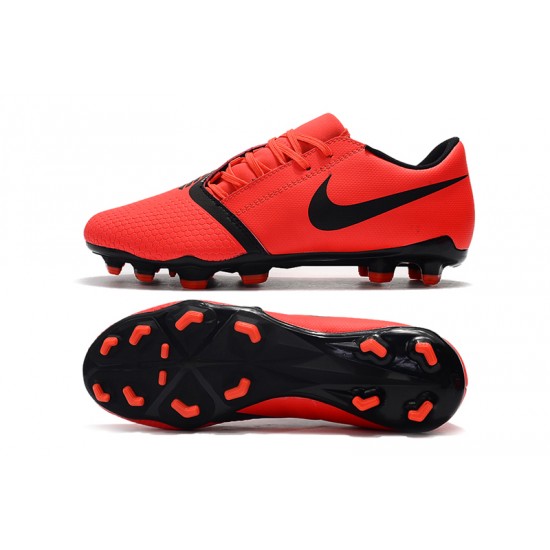 Kopačky Nike Phantom VNM Elite FG Červené Černá