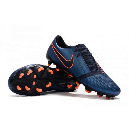 Kopačky Nike Phantom VNM Elite FG Královská modrá Černá oranžový