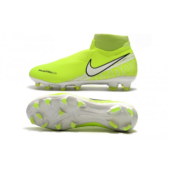 Kopačky Nike Phantom VSN Elite DF FG Bezcenný Neon Zelená Bílý