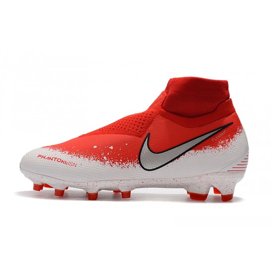 Kopačky Nike Phantom VSN Elite DF FG Bezcenný Červené Bílý