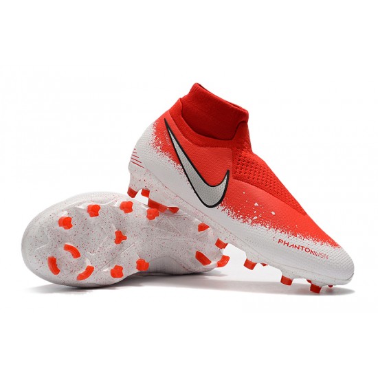 Kopačky Nike Phantom VSN Elite DF FG Bezcenný Červené Bílý