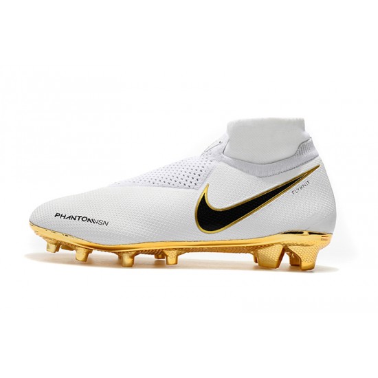 Kopačky Nike Phantom VSN Elite DF FG Bezcenný Bílý Zlatý