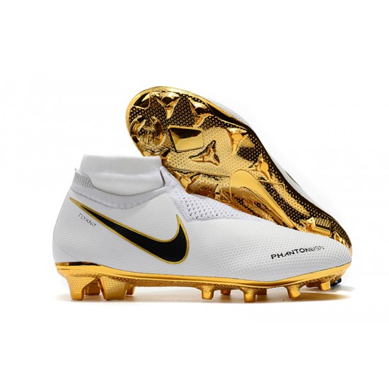 Kopačky Nike Phantom VSN Elite DF FG Bezcenný Bílý Zlatý