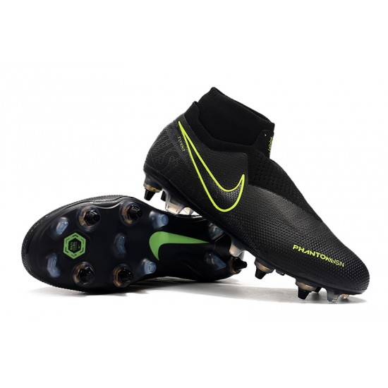 Kopačky Nike Phantom VSN Elite DF SG-Pro Anti Clog Černá Neon  Zelená