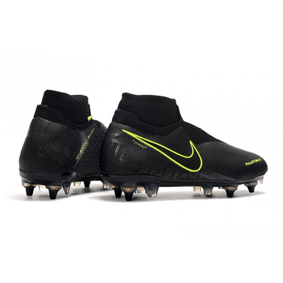 Kopačky Nike Phantom VSN Elite DF SG-Pro Anti Clog Černá Neon  Zelená