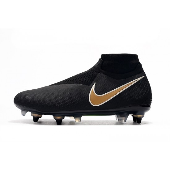 Kopačky Nike Phantom VSN Elite DF SG-Pro Anti Clog Černá Zlatý