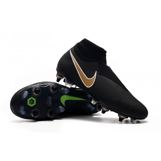 Kopačky Nike Phantom VSN Elite DF SG-Pro Anti Clog Černá Zlatý