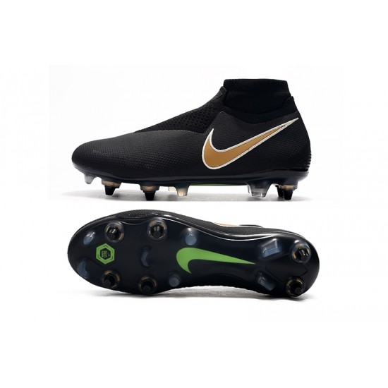 Kopačky Nike Phantom VSN Elite DF SG-Pro Anti Clog Černá Zlatý