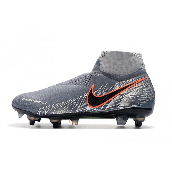 Kopačky Nike Phantom VSN Elite DF SG-Pro Anti Clog Dark Šedá