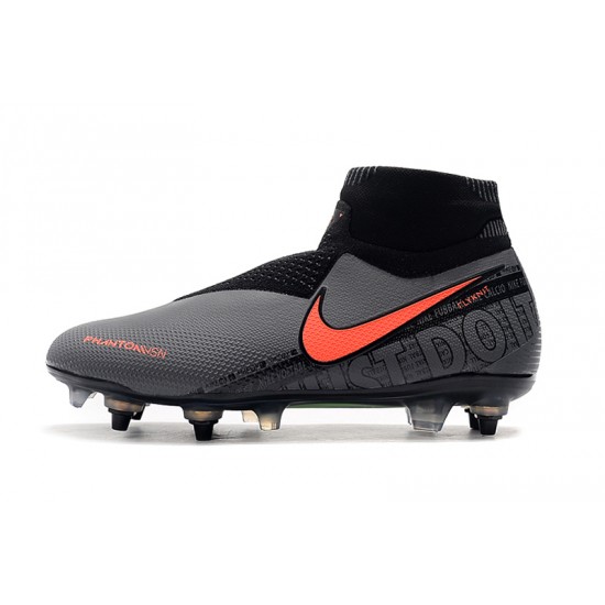 Kopačky Nike Phantom VSN Elite DF SG-Pro Anti Clog Dark Šedá oranžový