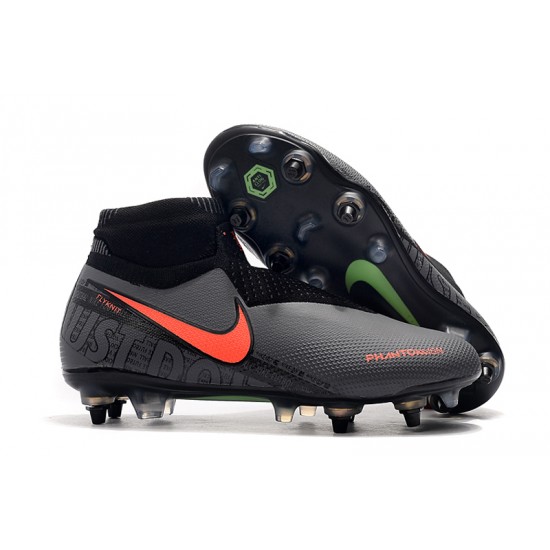 Kopačky Nike Phantom VSN Elite DF SG-Pro Anti Clog Dark Šedá oranžový