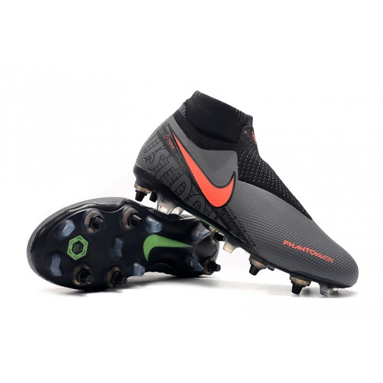 Kopačky Nike Phantom VSN Elite DF SG-Pro Anti Clog Dark Šedá oranžový