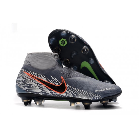 Kopačky Nike Phantom VSN Elite DF SG-Pro Anti Clog Dark Šedá