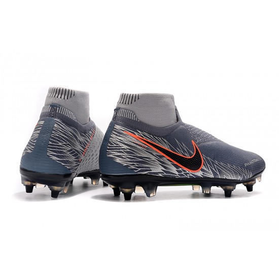 Kopačky Nike Phantom VSN Elite DF SG-Pro Anti Clog Dark Šedá