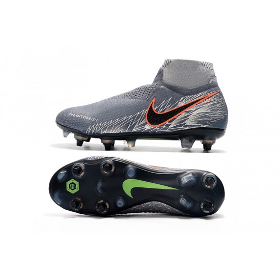 Kopačky Nike Phantom VSN Elite DF SG-Pro Anti Clog Dark Šedá