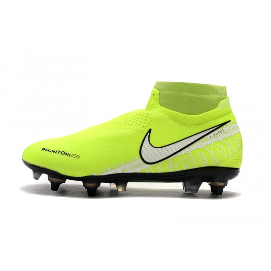 Kopačky Nike Phantom VSN Elite DF SG-Pro Anti Clog Neon Zelená