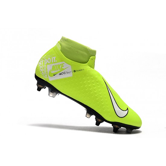 Kopačky Nike Phantom VSN Elite DF SG-Pro Anti Clog Neon Zelená