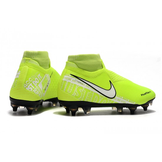 Kopačky Nike Phantom VSN Elite DF SG-Pro Anti Clog Neon Zelená