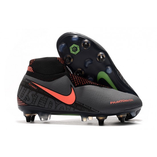 Kopačky Nike Phantom VSN Elite DF SG-Pro Anti Clog Šedá oranžový