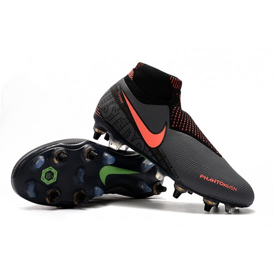 Kopačky Nike Phantom VSN Elite DF SG-Pro Anti Clog Šedá oranžový