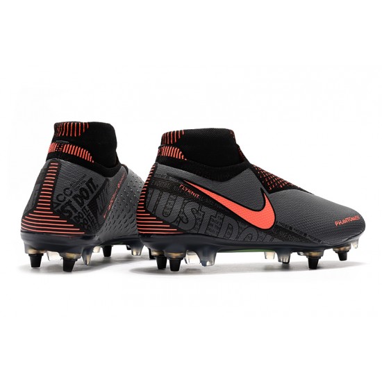 Kopačky Nike Phantom VSN Elite DF SG-Pro Anti Clog Šedá oranžový