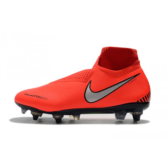 Kopačky Nike Phantom VSN Elite DF SG-Pro Anti Clog oranžový Stříbrný