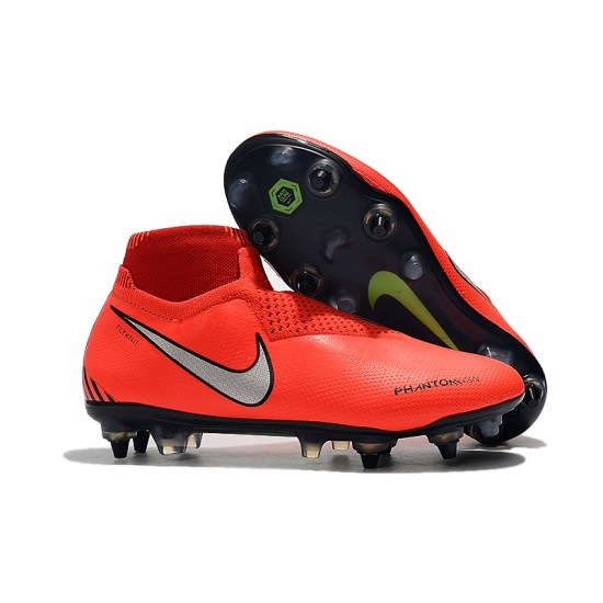 Kopačky Nike Phantom VSN Elite DF SG-Pro Anti Clog oranžový Stříbrný