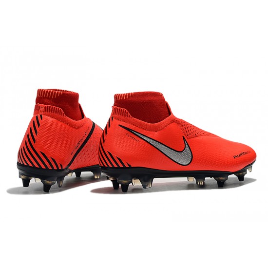 Kopačky Nike Phantom VSN Elite DF SG-Pro Anti Clog oranžový Stříbrný