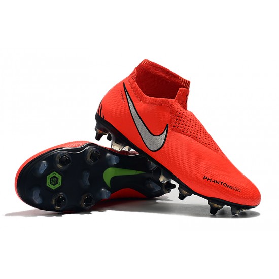 Kopačky Nike Phantom VSN Elite DF SG-Pro Anti Clog oranžový Stříbrný