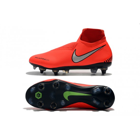 Kopačky Nike Phantom VSN Elite DF SG-Pro Anti Clog oranžový Stříbrný