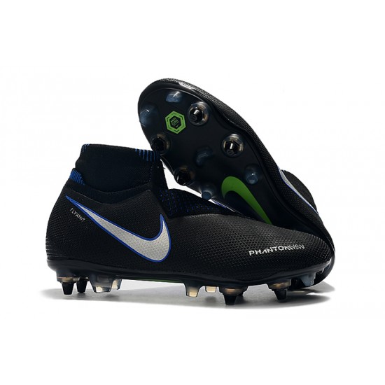 Kopačky Nike Phantom VSN Elite DF SG-Pro Anti Clog Bezcenný Černá Modrý Bílý