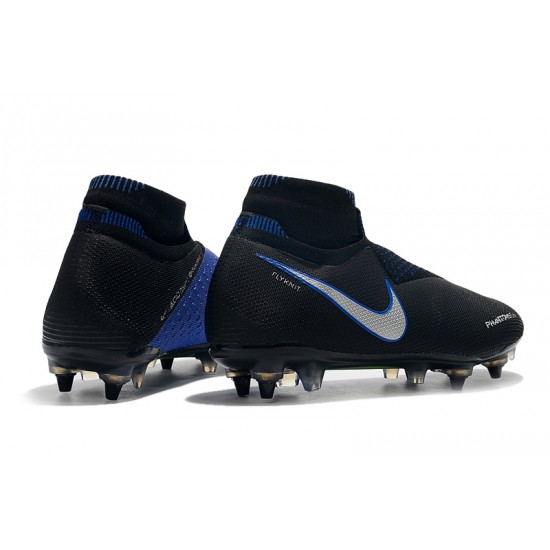 Kopačky Nike Phantom VSN Elite DF SG-Pro Anti Clog Bezcenný Černá Modrý Bílý