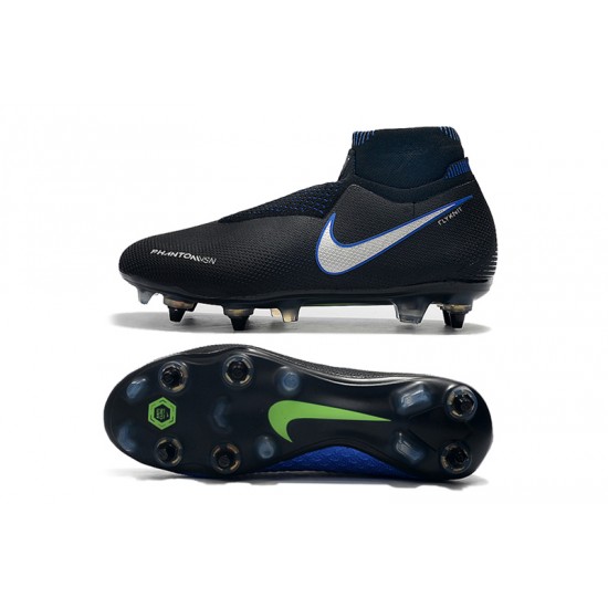 Kopačky Nike Phantom VSN Elite DF SG-Pro Anti Clog Bezcenný Černá Modrý Bílý