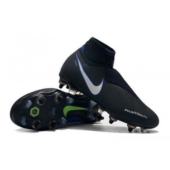 Kopačky Nike Phantom VSN Elite DF SG-Pro Anti Clog Bezcenný Černá Modrý Bílý