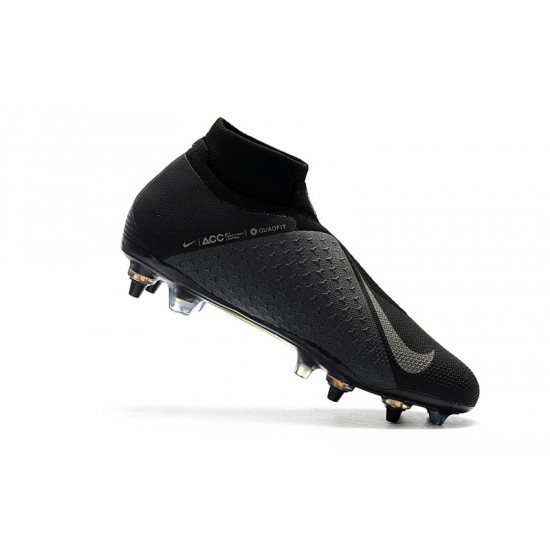 Kopačky Nike Phantom VSN Elite DF SG-Pro Anti Clog Bezcenný Černá Stříbrný