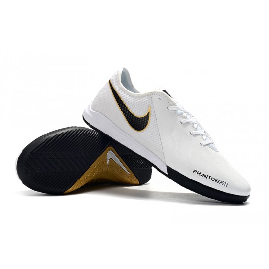 Kopačky Nike Phantom VSN Shadow Academy IC Bílý Zlatý Černá