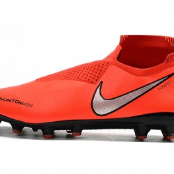 Kopačky Nike Phantom VSN Shadow Elite DF AG Bezcenný oranžový Stříbrný