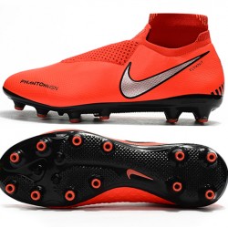 Kopačky Nike Phantom VSN Shadow Elite DF AG Bezcenný oranžový Stříbrný