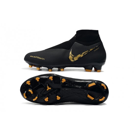 Kopačky Nike Phantom VSN Shadow Elite DF FG Bezcenný Černá Zlatý