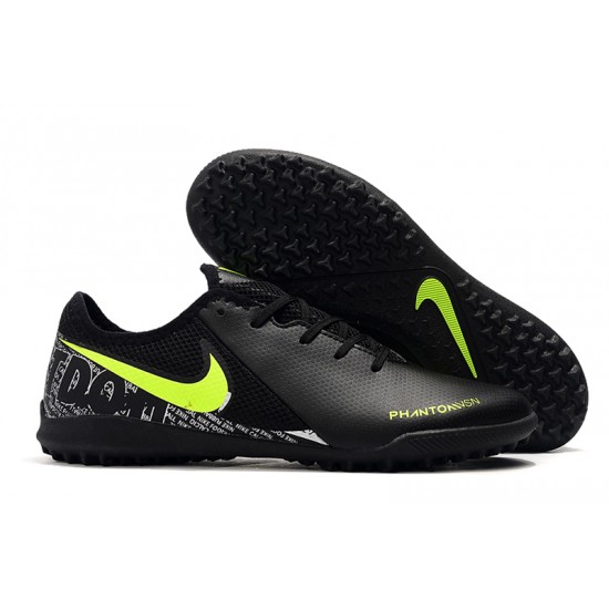 Kopačky Nike Phanton VSN Academy TF Černá Neon Zelená Bílý