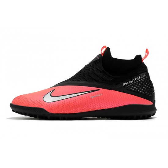 Kopačky Nike React Phantom Vision 2 Pro Dynamic Fit TF Růžový Černá Stříbrný