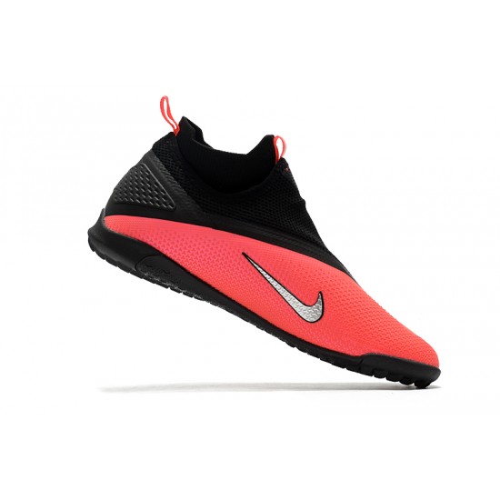 Kopačky Nike React Phantom Vision 2 Pro Dynamic Fit TF Růžový Černá Stříbrný