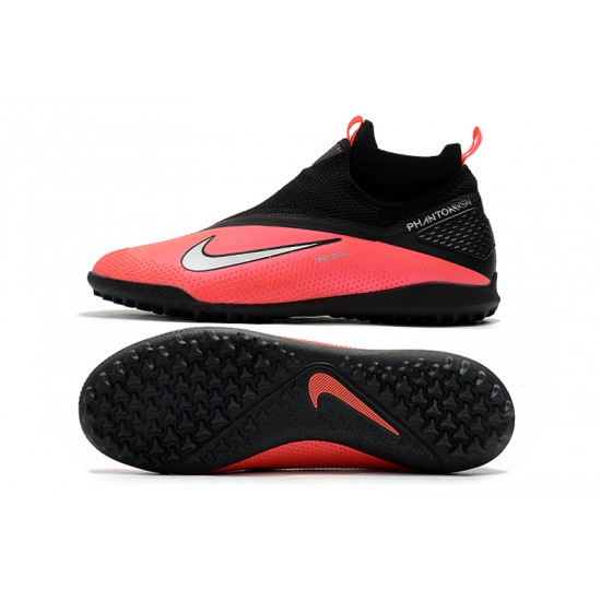 Kopačky Nike React Phantom Vision 2 Pro Dynamic Fit TF Růžový Černá Stříbrný