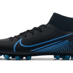 Kopačky Nike Superfly VII Academy CR7 AG Černá Modrý