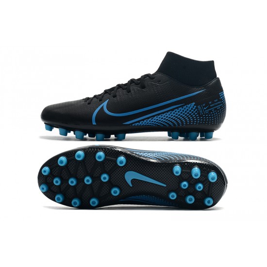 Kopačky Nike Superfly VII Academy CR7 AG Černá Modrý