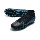 Kopačky Nike Superfly VII Academy CR7 AG Černá Modrý